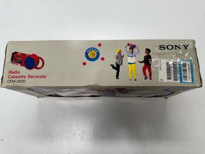 Vintage My First Sony CFM-2000 Kids Boombox Cassette Player NIB