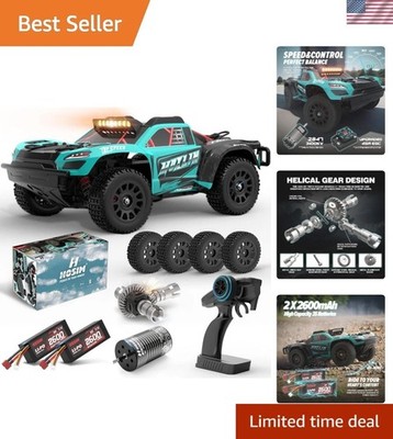 Brushless RC Off-Road Truck 50MPH 1/14 Scale All Terrain Waterproof Adult Hobby