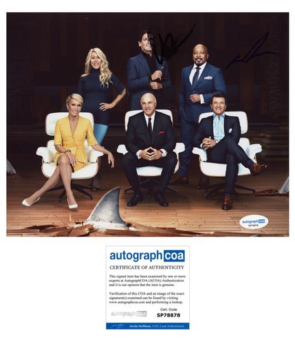 Mark Cuban & Daymond John "Shark Tank" AUTOGRAPHS Signed 8x10 Photo ACOA