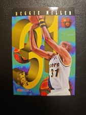 Reggie Miller 1995-96 SkyBox Hoops Number Crunchers #16 of 25 Indiana Pacers