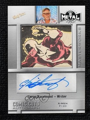 2020 Upper Deck Marvel X-Men Metal Universe Comic Cuts Masterworks 1/10 Auto 2po