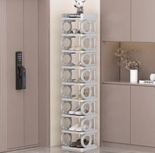 Multibao 10-Tier Shoe Rack Storage Shelf Adjustable Tall Space Saving Shoe St...