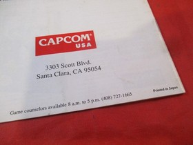 Disney's Chip 'N Dale Rescue Rangers Nintendo NES Instruction Manual Booklet