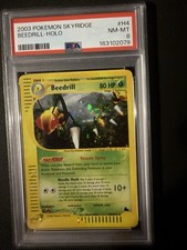 Beedrill Holo PSA 8 NM-MT 2003 Pokemon Skyridge #H4 SWIRL