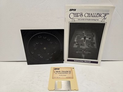 Chip's Challenge w/ Manual & Inserts 3.5'' Commodore Amiga