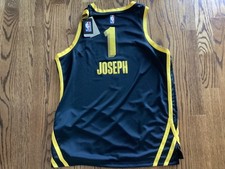 Golden State Warriors Cory Joseph Black Swingman Dri-Fit NBA Jersey-NEW