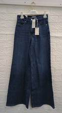 NEW Good American Good Waist Palazzo Jeans Womens Size 4