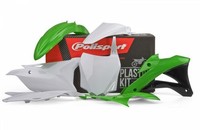 Polisport Plastikkit Passt An Kawasaki KX 85 Ab14 GrüN/Weiß/Schwarz