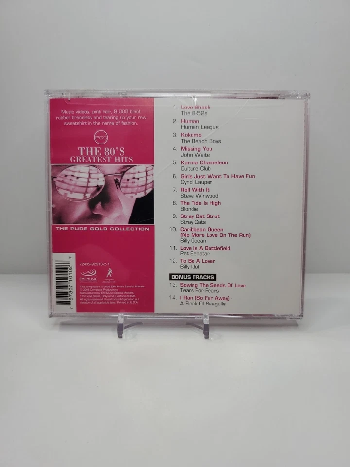 THE 80's 14 GREATEST HITS Various Artist CD (New Sealed) - Image 2 of 4