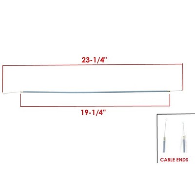2FastMoto Replacement Lower Throttle Cable for Yamaha DT1/2/3 RT2/3 214-26312-00