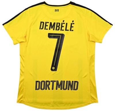 Puma 2016-17 BORUSSIA DORTMUND *DEMBELE* SHIRT TRIKOT WOMENS L