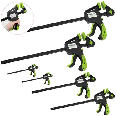 Einhandzwingen Schnellspannzwinge Schraubzwinge Spannweite 105-150-300mm 6er Set - Bild 1 von 4