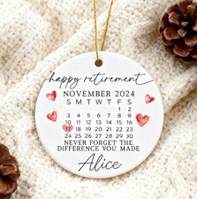 Retirement Gifts for Men and Women, Never Forget the Difference You Made, App...