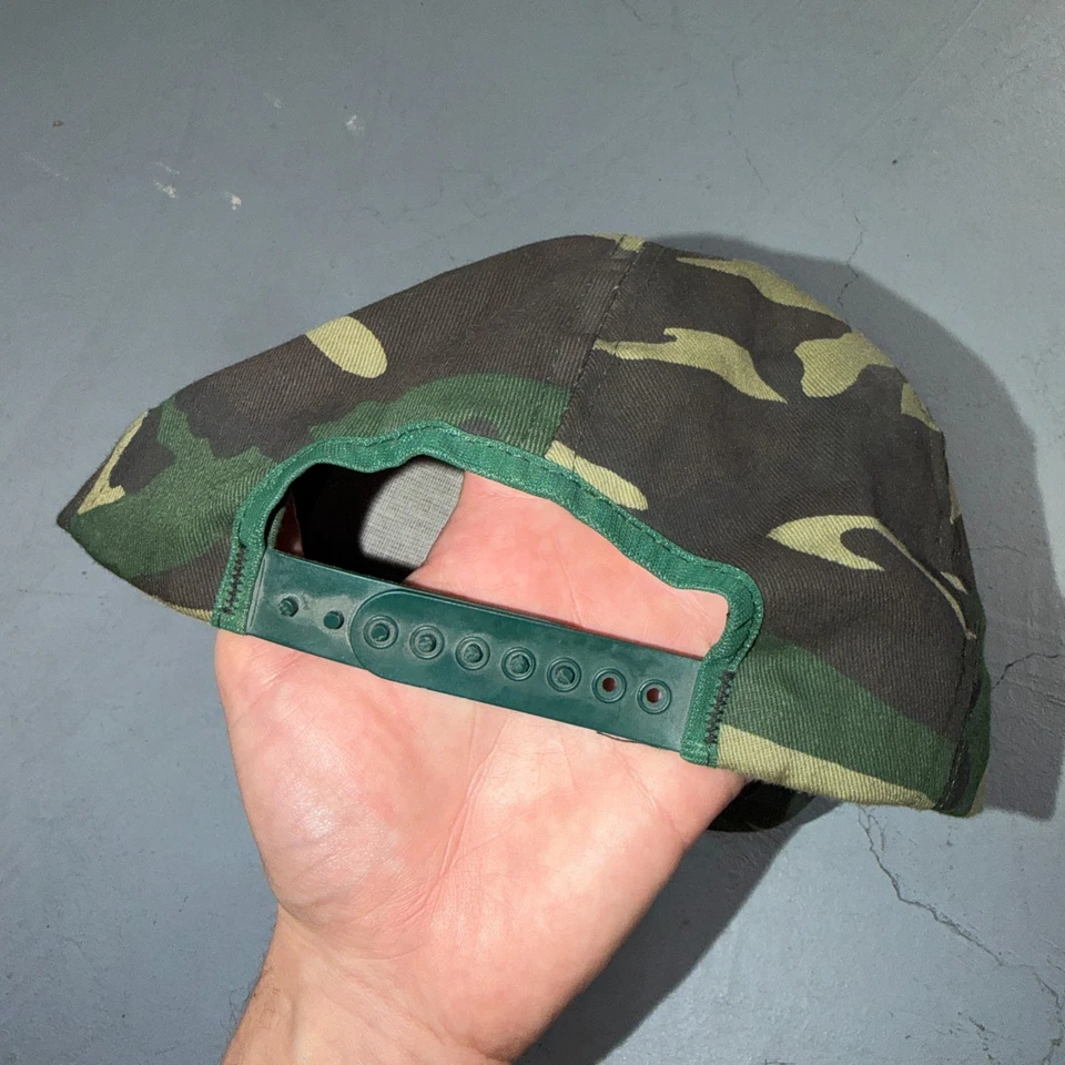 Harley Davidson EE. UU. Camuflada De Colección Gorra de Béisbol Snapback Militar Bosque RARO Foto 4 de 4