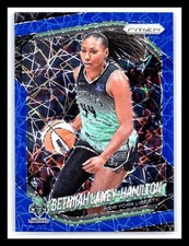 2025 Panini Prizm WNBA #114 Betnijah Laney-Hamilton Blue Velocity Prizms