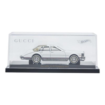 Gucci x Hot Wheels Limited Cadillac Seville Model AB2716 White Plastic Used