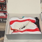 Jordan Air Jordan 11 Retro White/Red Mid Top Patent Leather Sneaker 6Y — photo 4
