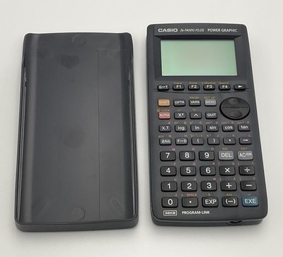 Casio FX-7400G Plus Power Graphic Graphing Calculator w/ Cover Tested Working