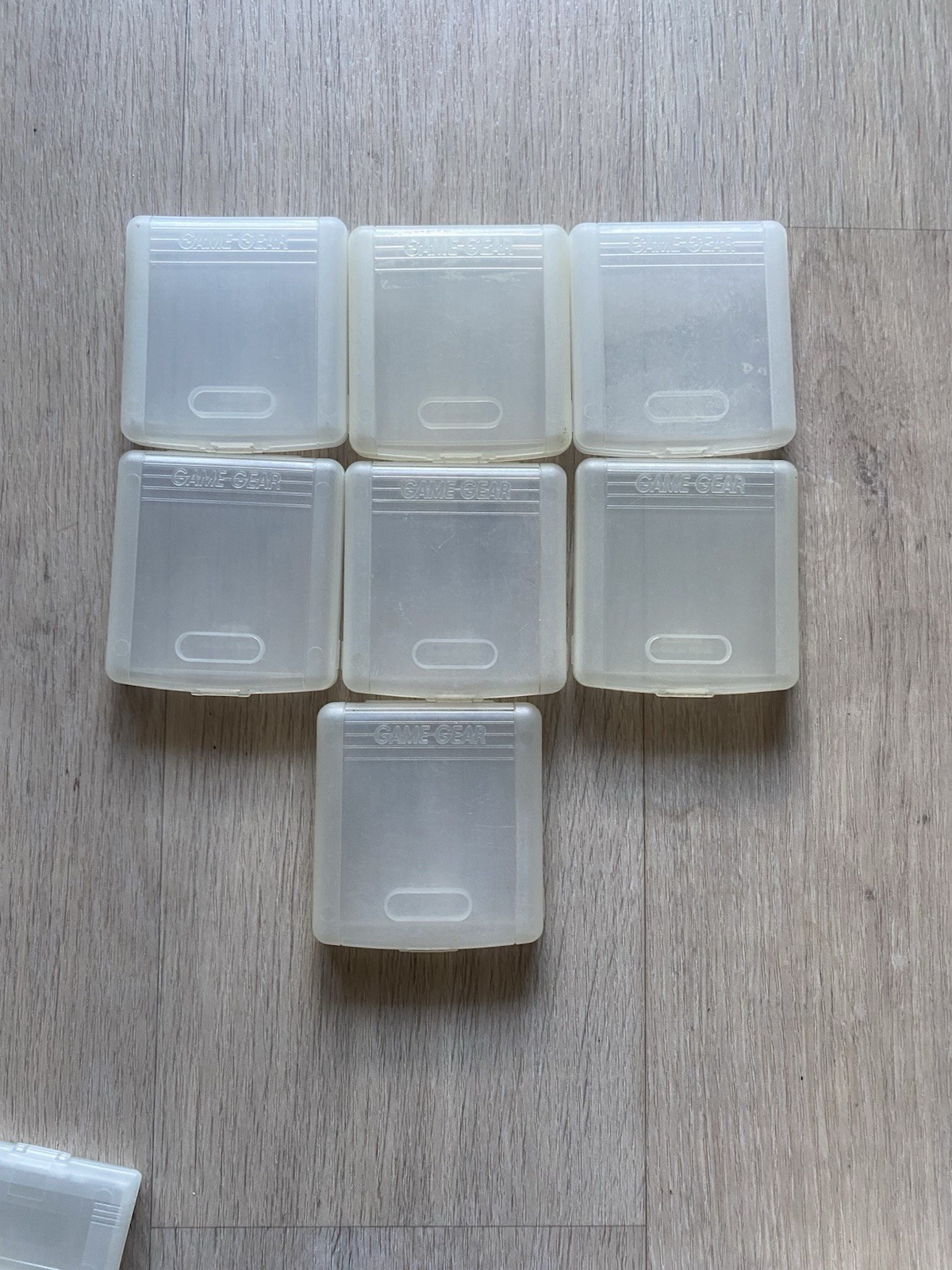 LOT  7 ETUIS CARTOUCHE (  SEGA GAME GEAR )