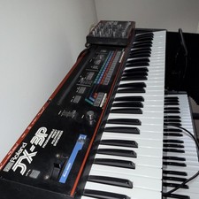 Roland JX-3P Analog Keyboard Synthesizer 61-Key with PG-200 Programmer