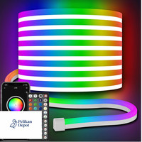 Ailbton 30M RGB LED Neon Leiste Musik Sync Fernbedienung Flexibel