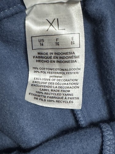 Adidas Girls All over Print Stripe Fleece Jogger Pants XL Blue Multi Color Kids - Picture 5 of 7