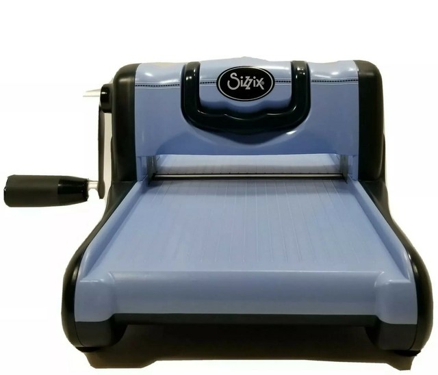 Sizzix BIG Kick Machine Blue Die Cut Embossing Scrapbooking Crafts eBay