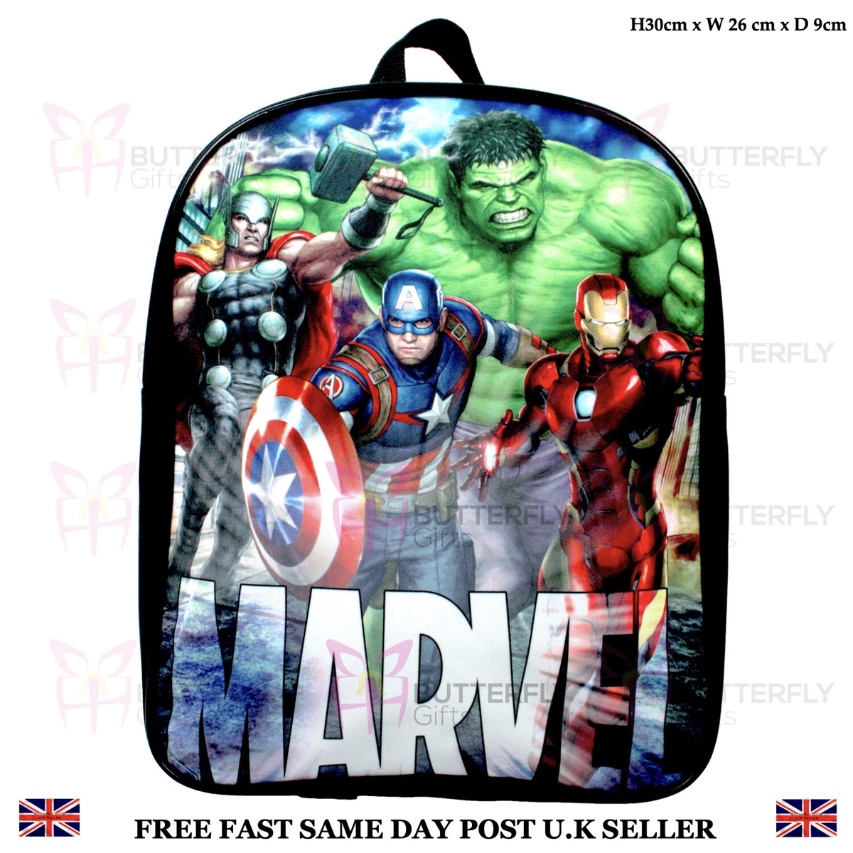 Captain america deals school bag
