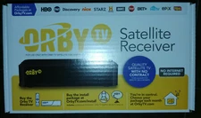 Orby TV Satellite Receiver box KSTB2095 BLACK no contract Brand New