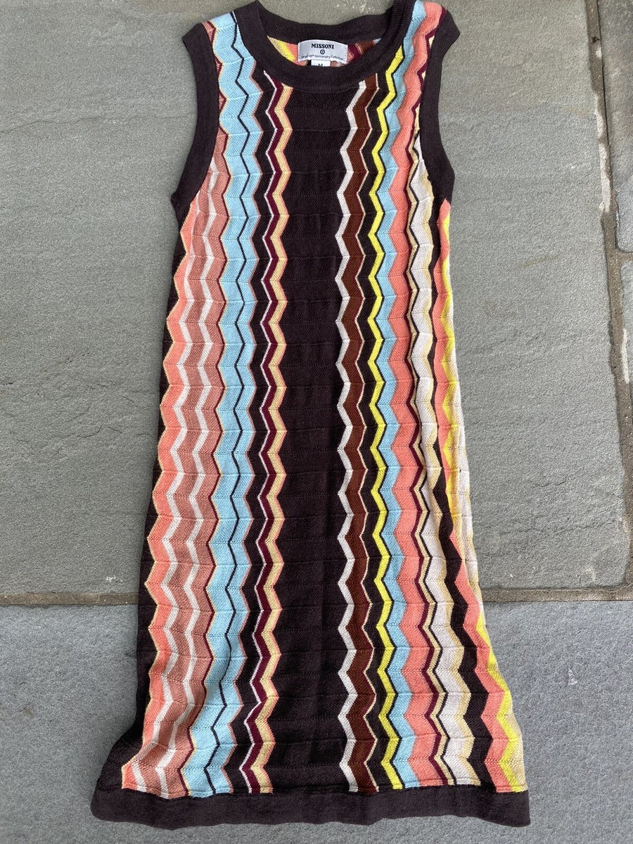Missoni for Target Chevron Zigzag Knit Shift Girls Dress M Retro Mod Missoni for Target Chevron Zigzag Knit Shift Girls Dress M Retro Mod