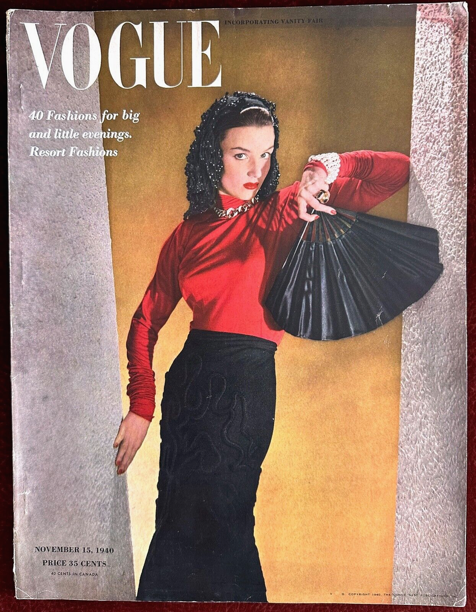 Vogue Magazine ~ November 15, 1940 ~ Horst Lee Miller Katharine