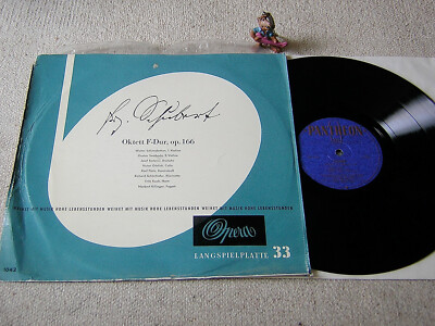 SCHUBERT Oktett SCHNEIDERHAN SWOBODA GÖRLICH KOTZNER FIALA GER LP OPERA PANTHEON