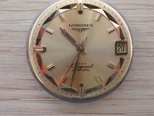 Quadrante vintage Longines Conquest oro giallo massiccio 18 carati con movimento automatico 291