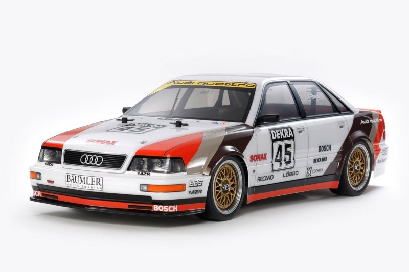 絶版 タミヤ RC 1/10 アプト・アウディ TT-R DTM レッドブル Tamiya 58682 1/10 RC Car TT-02 Chassis Audi V8 Touring DTM 1991