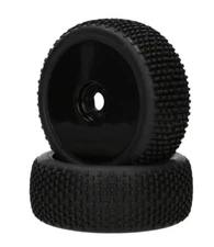 Performa Racing Khaos Mounted Tire (Pink Compound/Carbon Wheel/1:8 Buggy) PA9382
