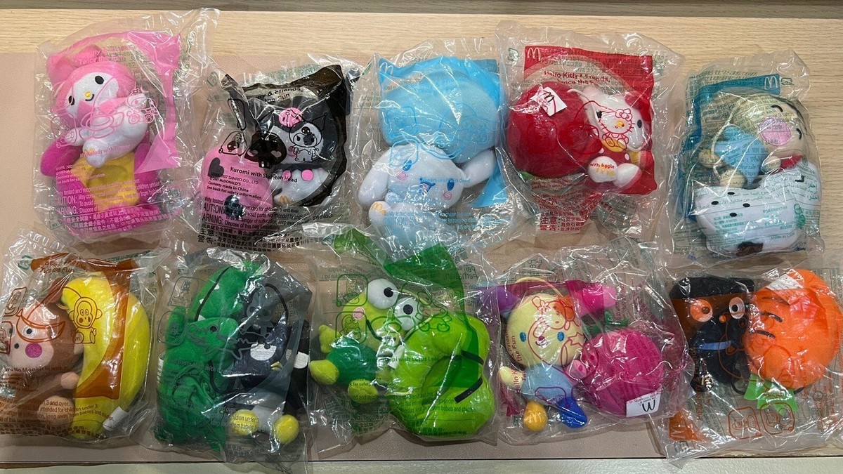 RARE!2007 McDonald's×Sanrio Hello Kitty＆Friends happy meal toys