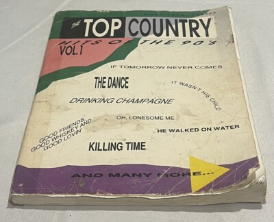 Music Songbook TOP COUNTRY HITS OF THE 90S VOL. 1  Collection 212 Pgs Piano