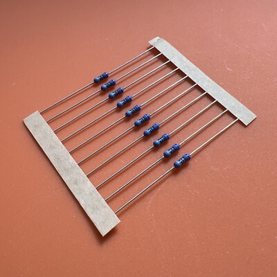 10-pack 4.75k Ohms .25 W 1/4W 1% Metal Film Resistors 4K75 - Ships From ...