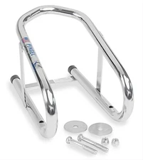 PINGEL WHEEL CHOCK TIRE WIDTH 3-1/2"  CHROME MOTORCYCLE NEW # WC35H MADE IN USA