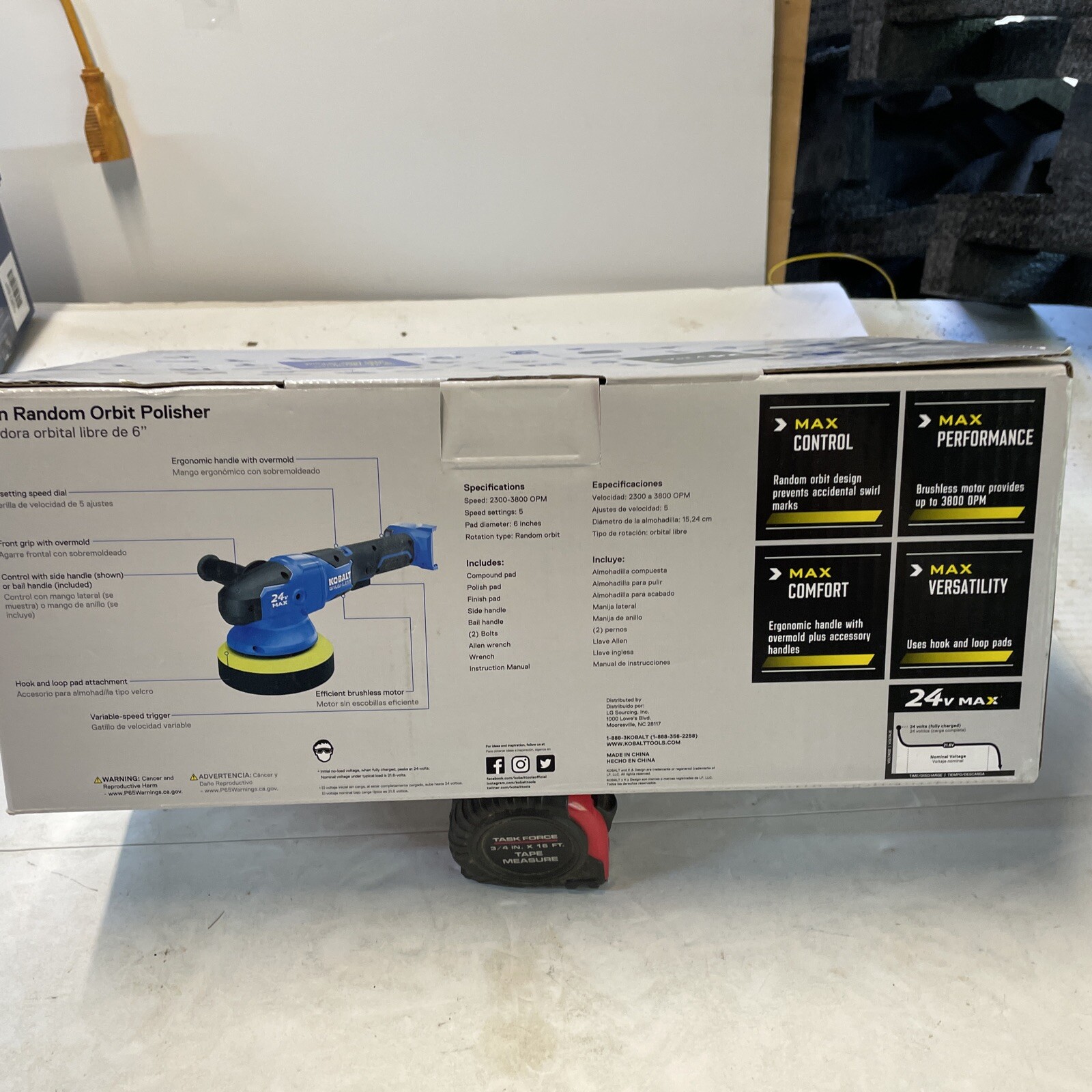 Kobalt Buffer Polisher Cordless 