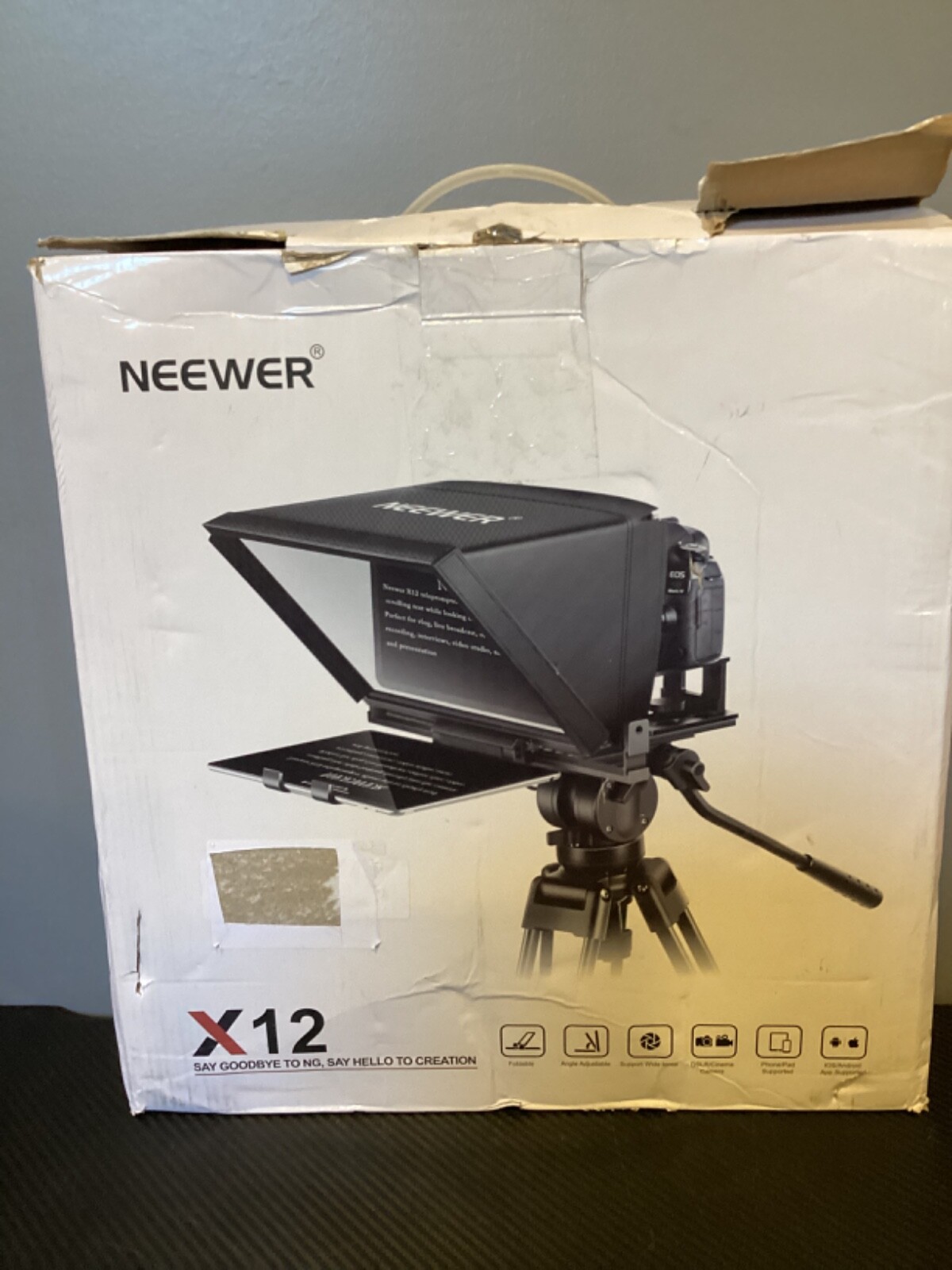 Neewer X12 pro remote tablet teleprompter eBay
