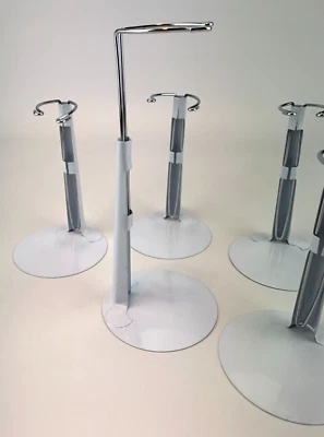 RF-COLLECTION 6 Puppenständer Teddy Bären Metall Ständer Präsentation Höhe 14,5 cm verstellbar