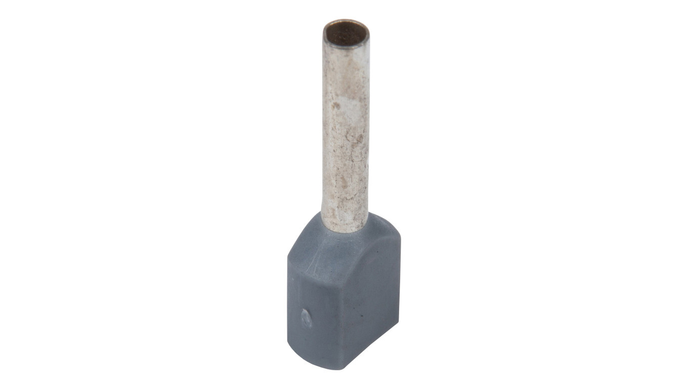 Insulated ferrule terminal HI 2x0.75/10 DIN gray E08KH-02020104501 /100pc /T2UK