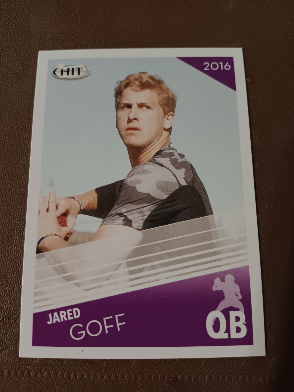 2016 JARED GOFF SAGE HIT NFL ROOKIE CARD RC #110 LA RAMS CAL BEARS DETROIT LIONS