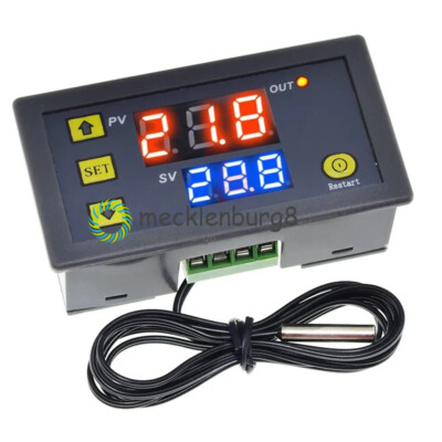 W3230 12V 24V AC110-220V 20A Digital Temperature Control LED Display Thermostat