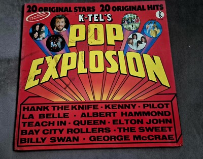 1 x Vinyl LP 33 RPM / K-TEL`S POP EXPLOSION 20 original Hits - 20 original Stars