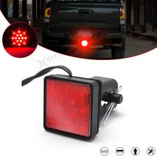 2-inch Red Lens Tow Trailer Hitch Receiver Brake Light For Toyota Tundra Tacoma