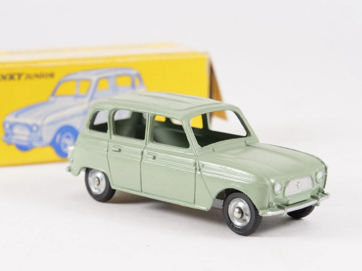 Renault 4L Verte Miniature Dinky Junior 100 - Meccano France - Vintage 1962