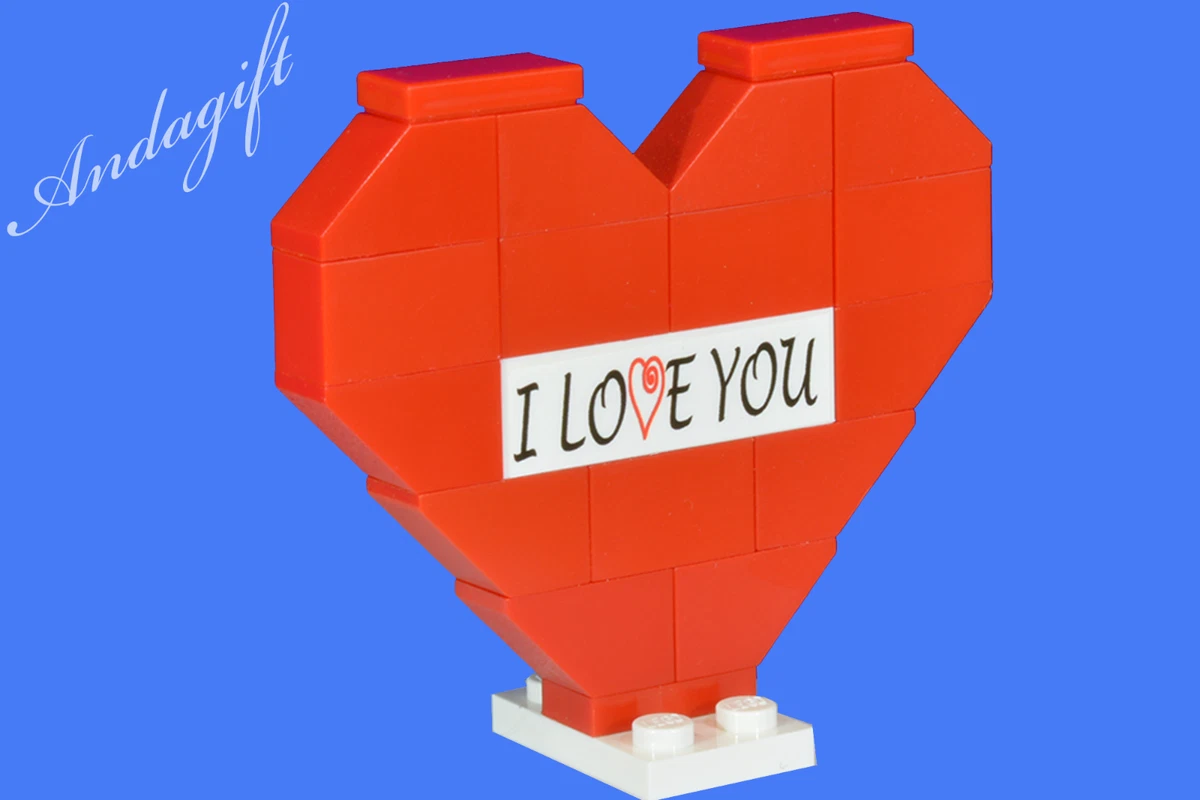 LEGO NEW birthday Christmas gift LEGO HEART with instructions valentines