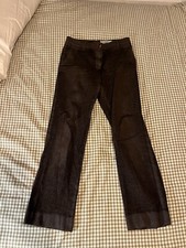 yves saint laurent vintage brown trousers